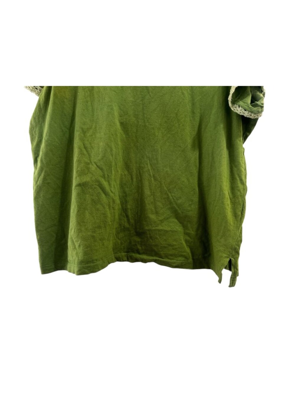 Veranesi Long Maxi Skirt & Top Set Large Green Pleated Flowy Floral Boho Gypsy - Picture 8 of 16
